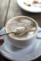 Cup of Cappuccino Coffee