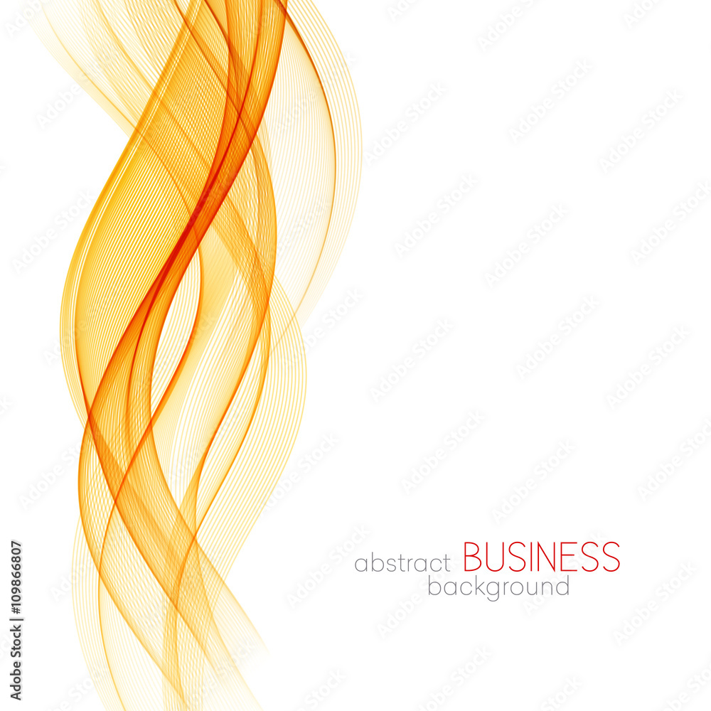 Poster Abstract color wave design element