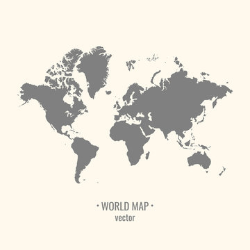 Vector World map.