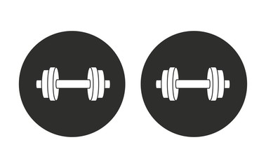 Dumbbell - vector icon.