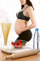 Obraz na płótnie Canvas Healthy food for pregnant, Diet