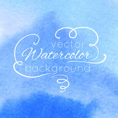 Watercolor hand painted background