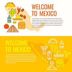  Set of Poster Mexican culture.