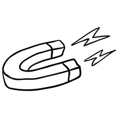 black and white magnet