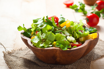 Fresh vegetable salad