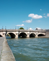 Fototapeta na wymiar Pont Neuf in Paris, France.