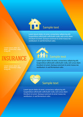 insurance booklet format A4 magazine cover page layout