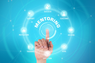 MENTORING TECHNOLOGY COMMUNICATION TOUCHSCREEN FUTURISTIC CONCEP