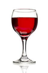 glass of red wine