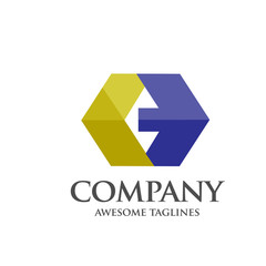 Abstract arrow logo design vector