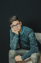 Obraz premium portrait of a beautiful teenager