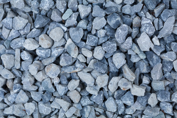 Texture of Blue Slate Chip Construction Stone