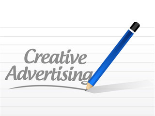 creative advertising message sign