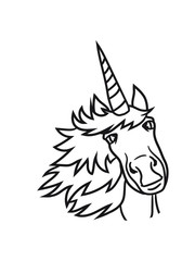horn face head pink unicorn beautiful pony girls, kids design
