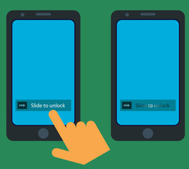 Smartphone Slide to Unlock