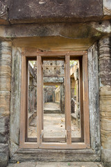 Details of Ta Keo Angkor temple, UNESCO site in Cambodia