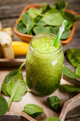 Fresh green smoothie