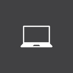 Laptop Icon. notebook sign