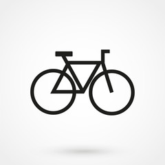 Bicycle icon vector