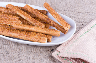 rusks in plate