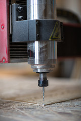 CNC machine, woodworking shop, the concept of a hobby,