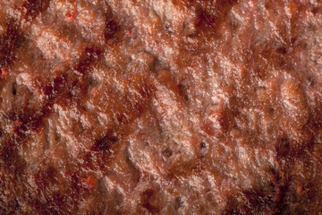 a grilled hamburger patty