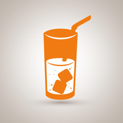 beverage flat icon design 