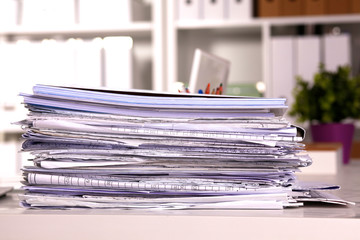 File Stack, file folder with white background