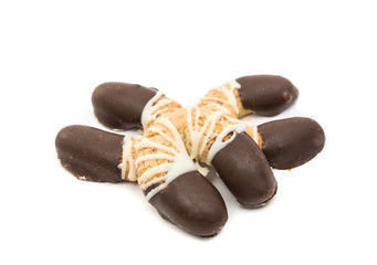 Horseshoe cookies isolated