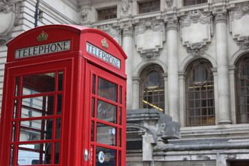 Fototapeta na wymiar Telephone booth