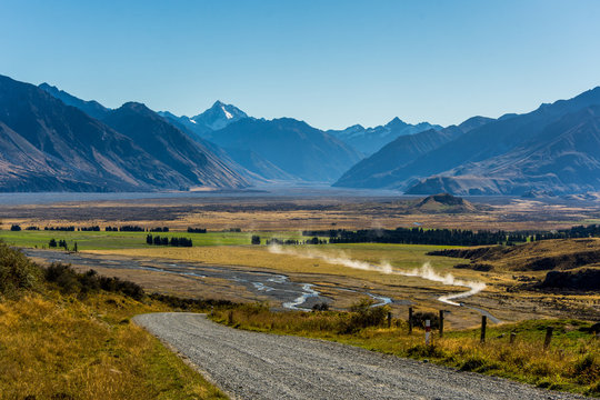 Hakatere Conservation Park with Mt. Potts View