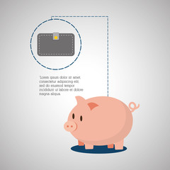 Money design. commerce icon. financial item concept, vector illustration