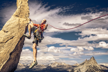 Climber on the edge. © Greg Epperson
