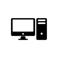 Computer icon. Vector illustration