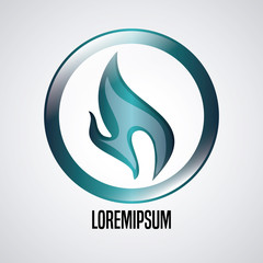 flame design. fire icon.  Burn concept