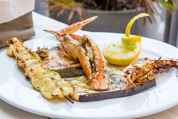 Grilled fish