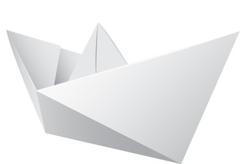 Naklejka premium Virtual image of a origami