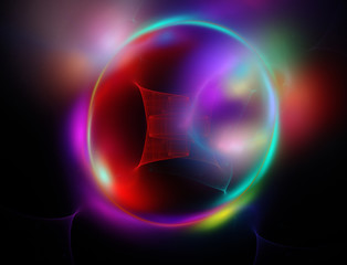 Abstract fractal background