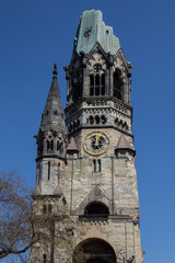 Fototapeta na wymiar Kaiser Wilhelm Gedaechtniskirche/ Church, Berlin