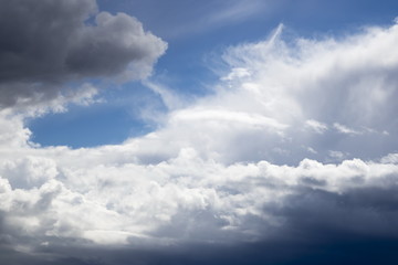 Dramatic sky, storm clouds, background