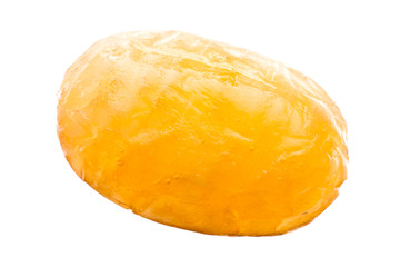 close-up shot of a hard candy.