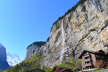 Staubbachfall in Lauterbrunnen Schweiz