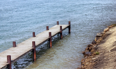 Fototapeta premium Dock on Lake Erie