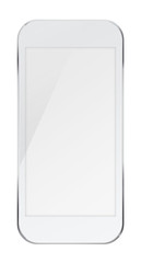 Smart phone isolated on white background.