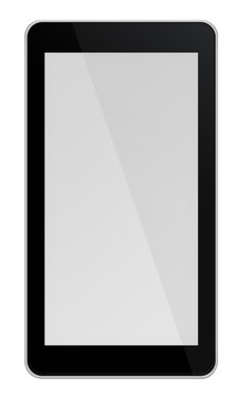 Smart phone isolated on white background.