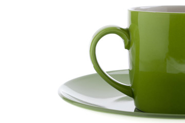 green coffee cup