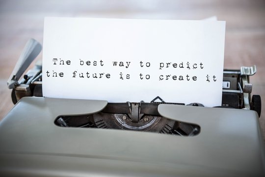 Composite Image Of The Best Way To Predict The Future Is To Crea