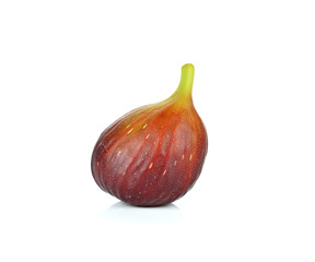 Fototapeta premium Common Fig on white background