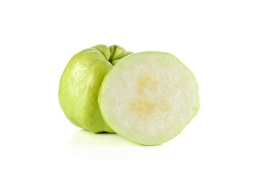 Guava fruit isolated on the white background