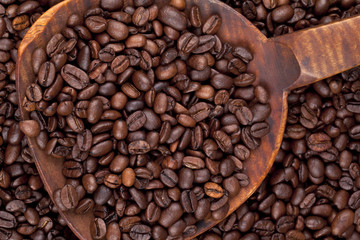 a scoop of coffee seed